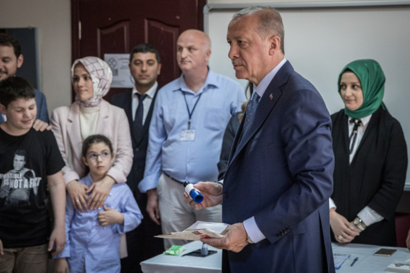 Turkish Voters Go To The Polls For Presidential And Parliamentary Elections