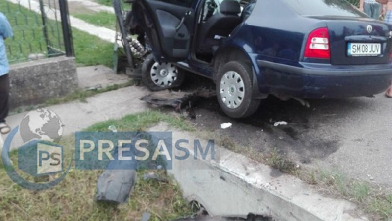 accident Politie Satu Mare
