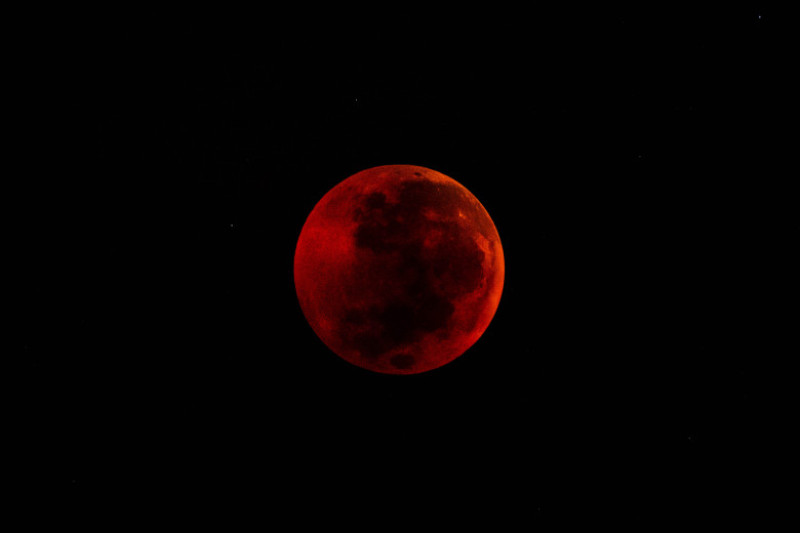 Total Lunar Eclipse Over Indonesia