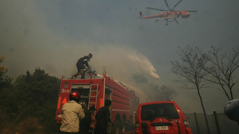 State of Emergency Declared As Wildfires Burn In Rural Athens
