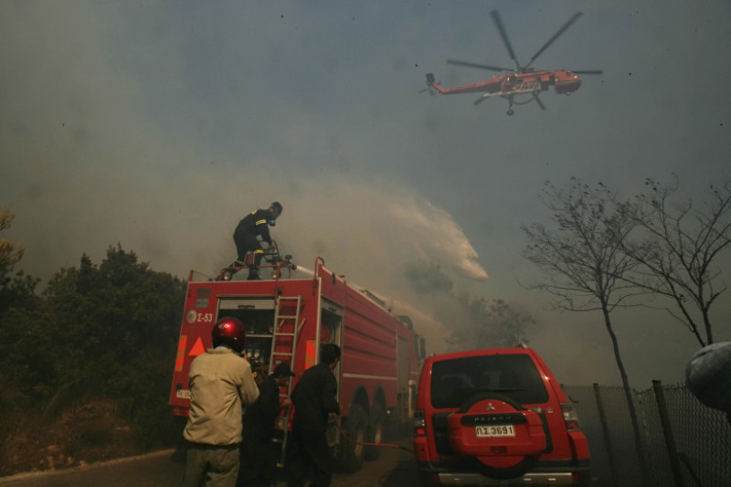 State of Emergency Declared As Wildfires Burn In Rural Athens