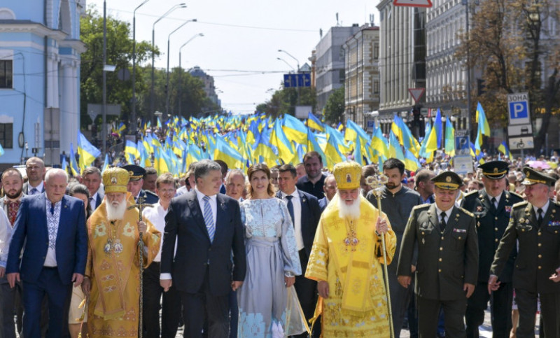porosenko cu lideri ai bisericii