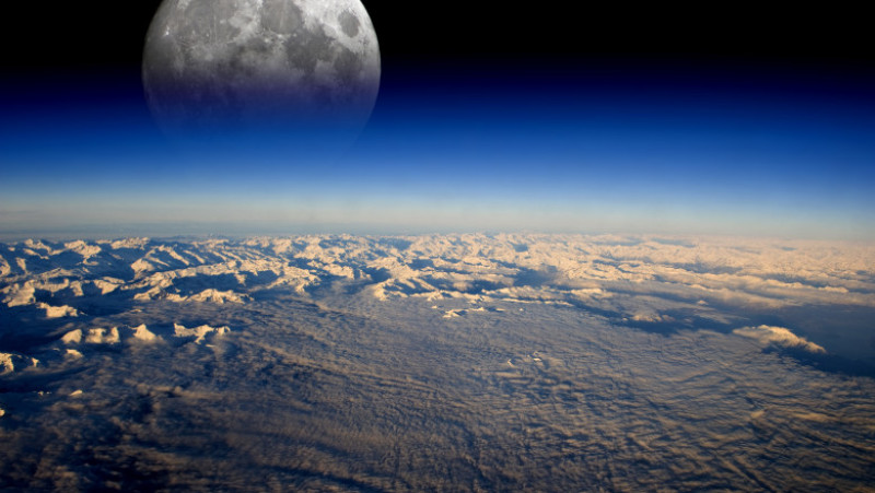 pamant rece zapada glob spatiu luna