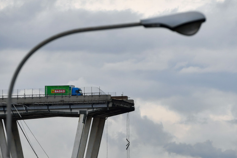 Morandi Highway Bridge Collapse in Genoa, Italy