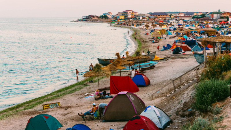 vama veche plaja litoral mare