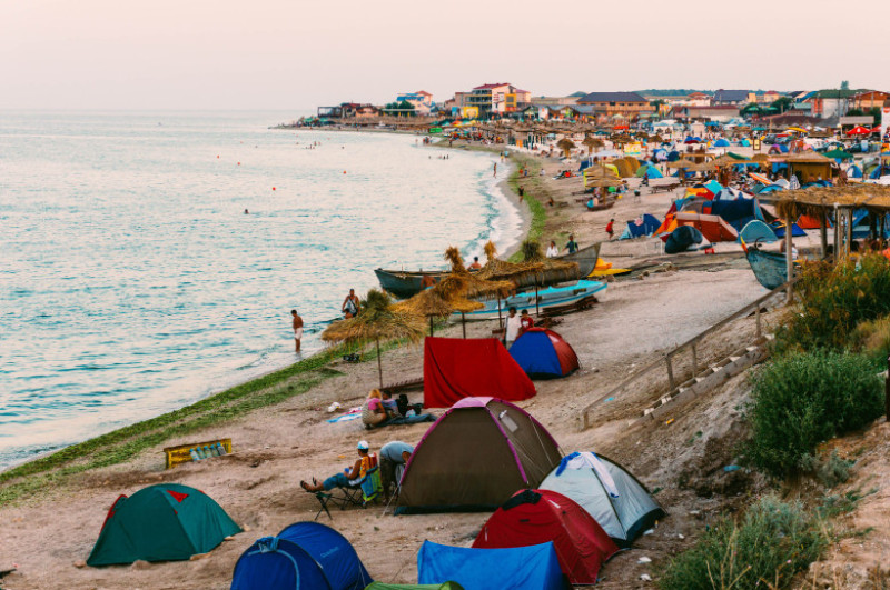 vama veche plaja litoral mare