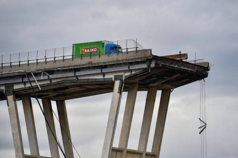 Morandi Highway Bridge Collapse in Genoa, Italy