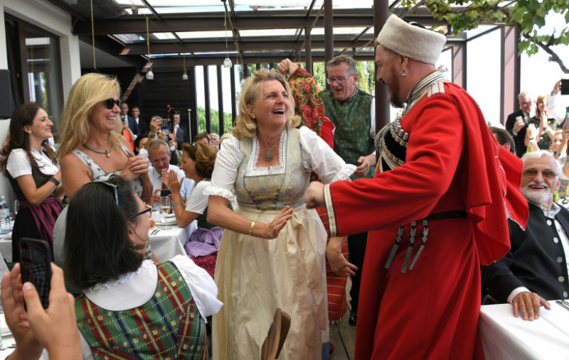 Wedding of Austrian Foreign Minister Kneissl