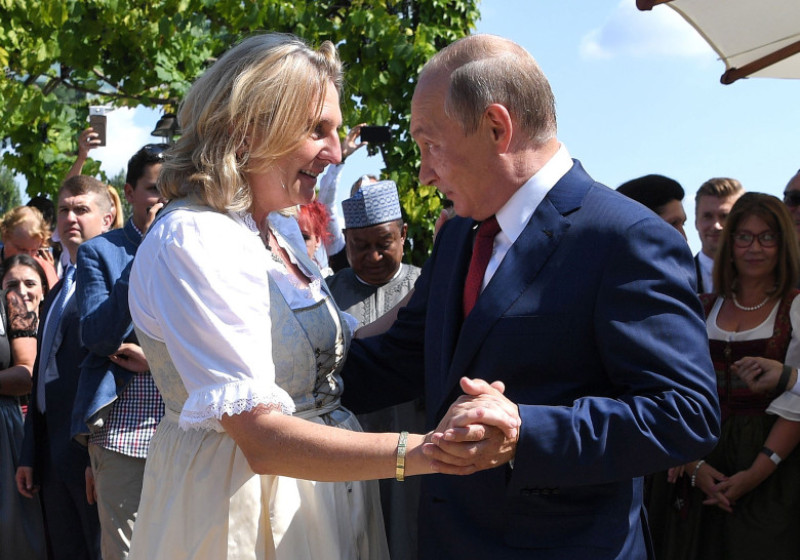 Wedding of Austrian Foreign Minister Kneissl
