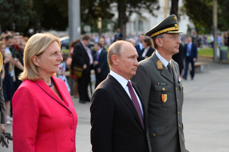 Vladimir Putin Visits Vienna To Mark Pipeline Anniversary