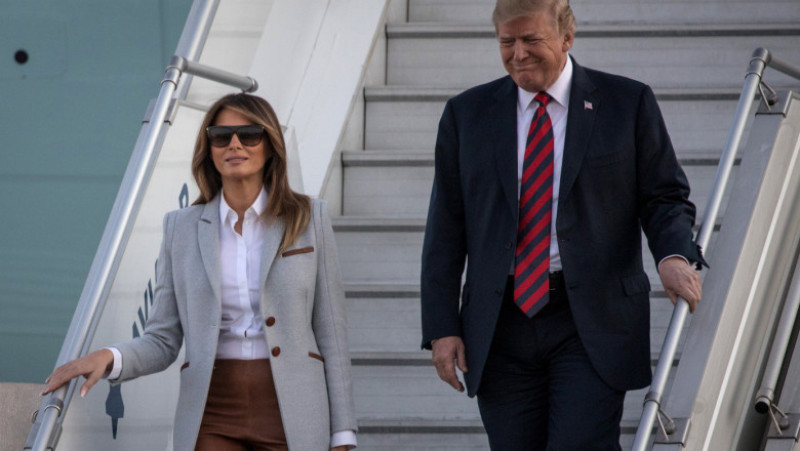 trump donald melania getty