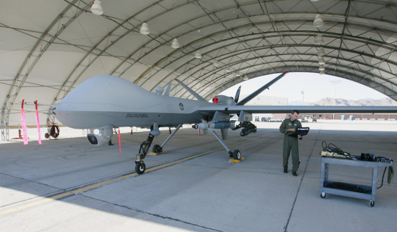Reaper Aircraft Flies Without Pilot From Creech AFB