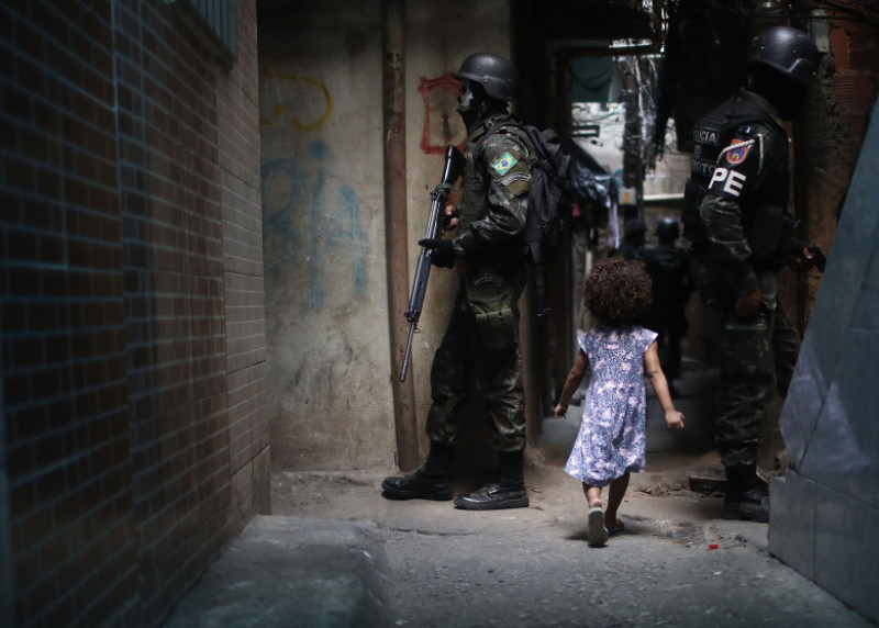 Army Troops Called In To Rio's Rocinha Favela To Quell Violence