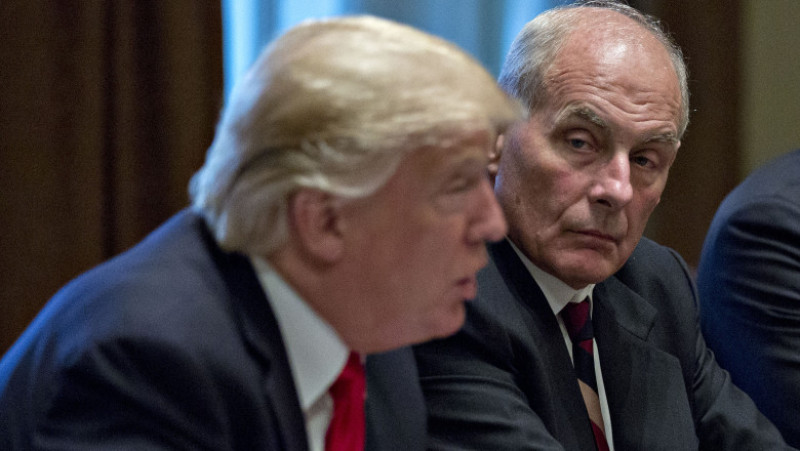 President Trump Participates In Briefing With Senior Military Leaders
