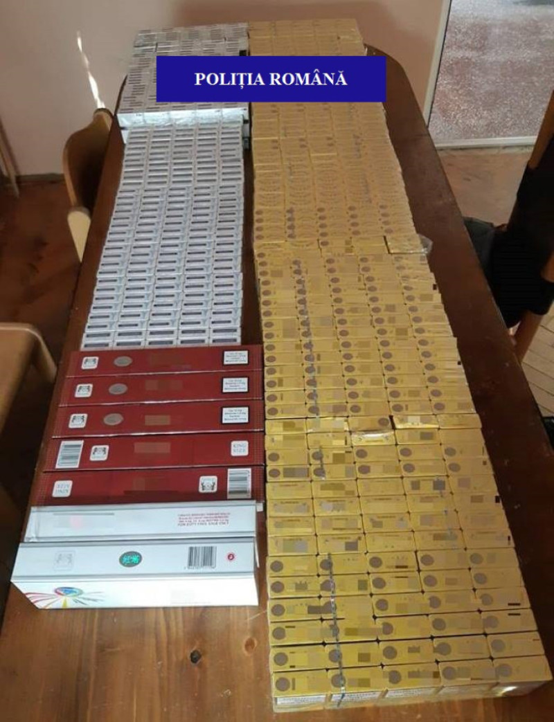 FOTO TIGARETE NEMARCATE CONFISCATE Tinca
