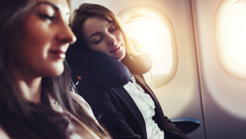 zbor avion somn