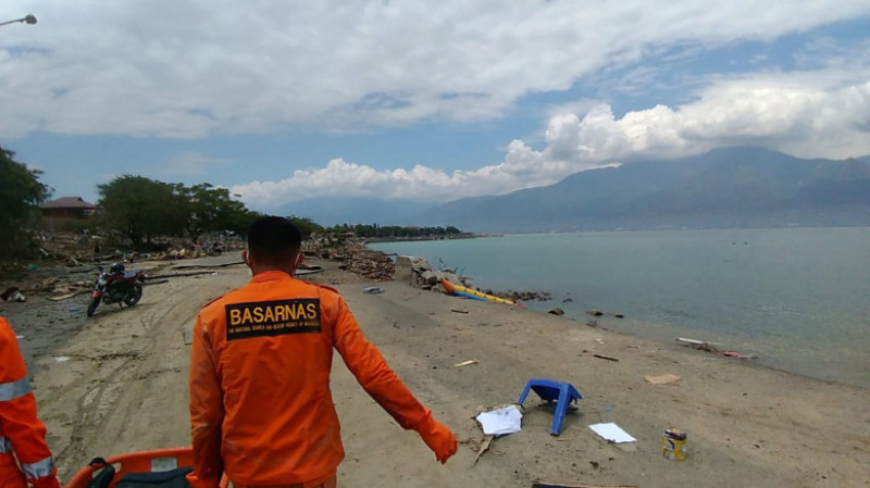 A 7.7 magnitude earthquake hits Central Sulawesi, Indonesia