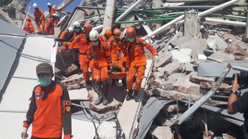 Tsunami and earthquake aftermath in Central Sulawesi, Indonesia