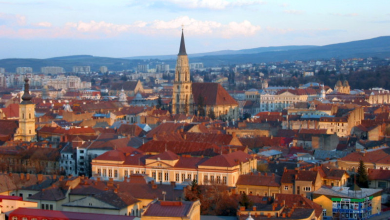 cluj-napoca vedere de sus