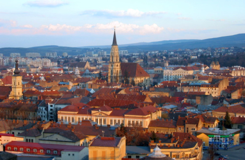 cluj-napoca vedere de sus