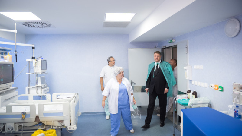 iohannis la spital - presidency