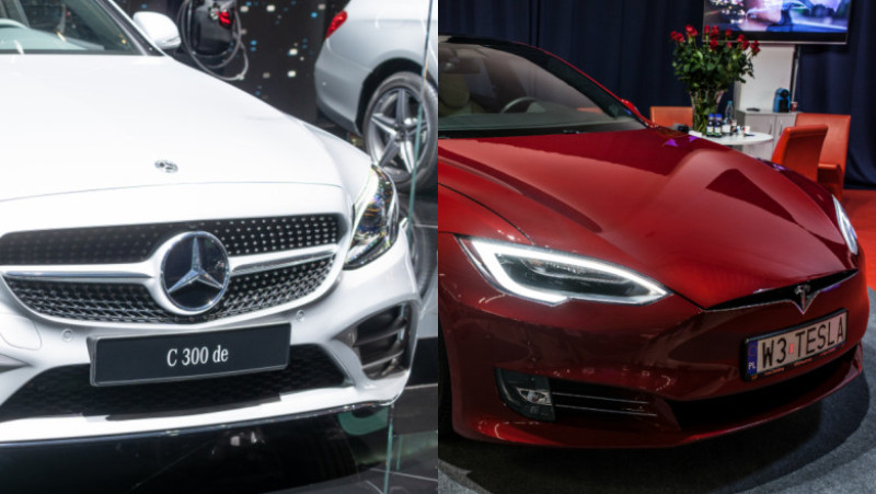 mercedes tesla