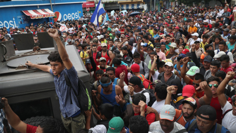 Migrant Caravan Crosses Into Mexico From Guatemala
