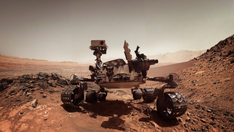rover nasa de cercetare a planetei marte shutterstock_415540285