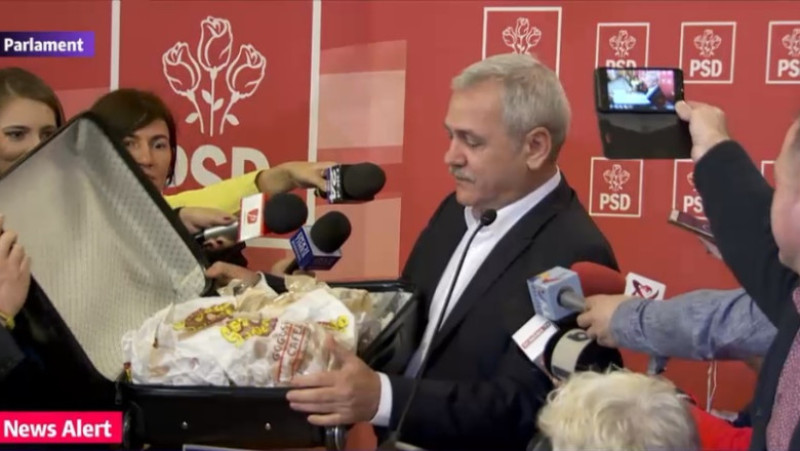 dragnea valiza gogosi