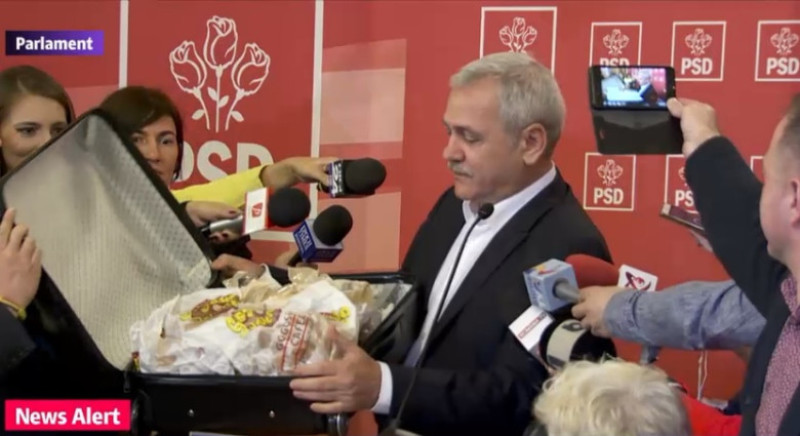 dragnea valiza gogosi