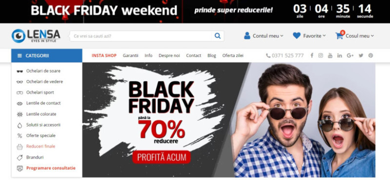 black friday 2018 lensa.ro