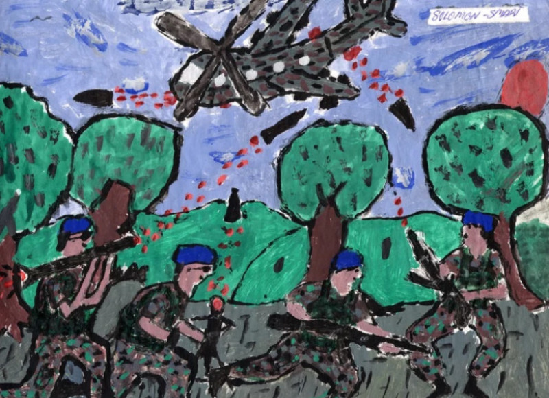 desene copii zone de conflict