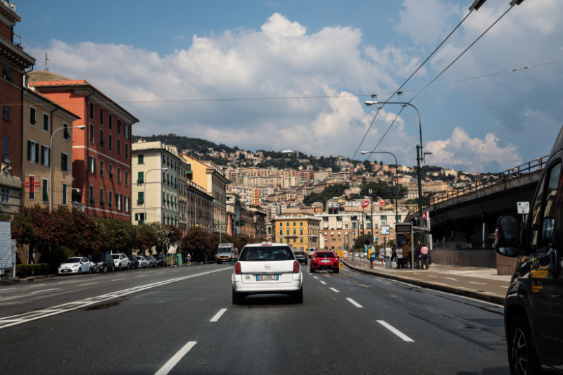 Aftermath Of The Morandi Bridge Collapse in Genoa