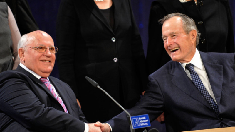 gorbaciov bush senior getty