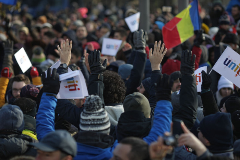 protest la defilare inquam ganea