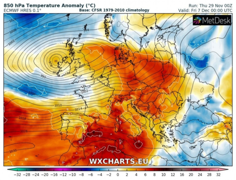vremea romania 7 decembrie