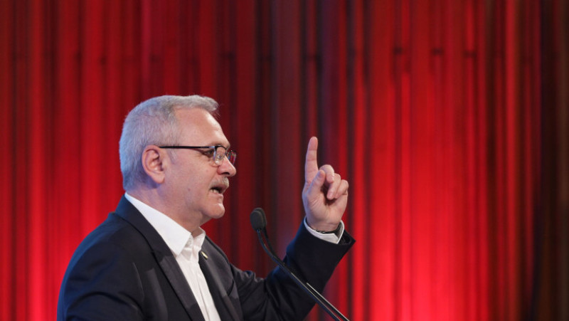 liviu dragnea discurs tribuna deget ridicat inquam ganea