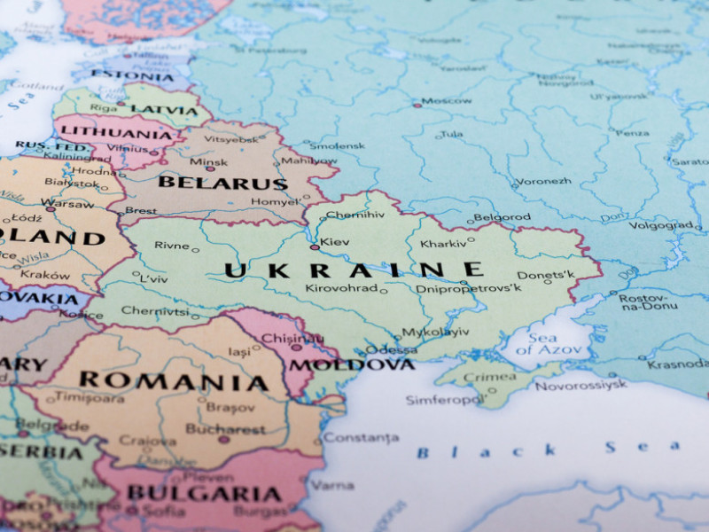 harta europa de est belarus, rusia, romania