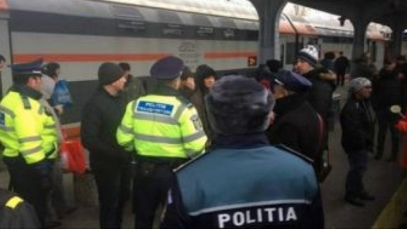 calatori tren blocat