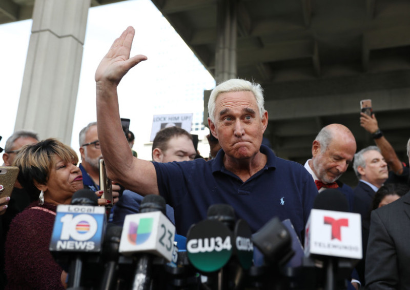 Former Trump Associate Roger Stone Arrested In Charges Related To Mueller Investigation