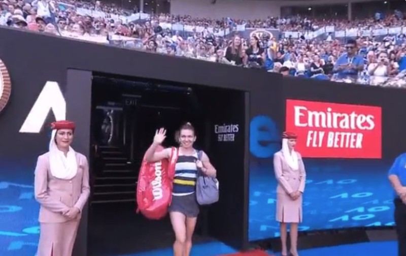 simona halep, serena williams, australian open