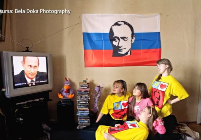 putin idolatrizat de tineri