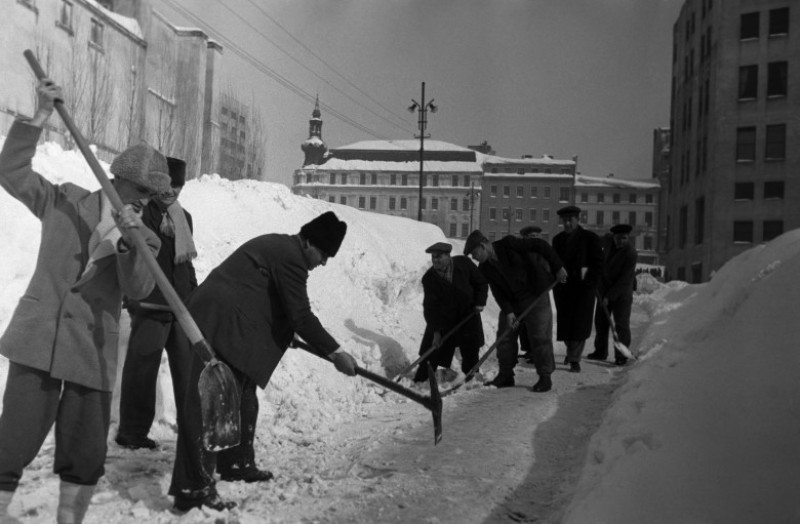 Marele viscol din 1954 Bucuresti