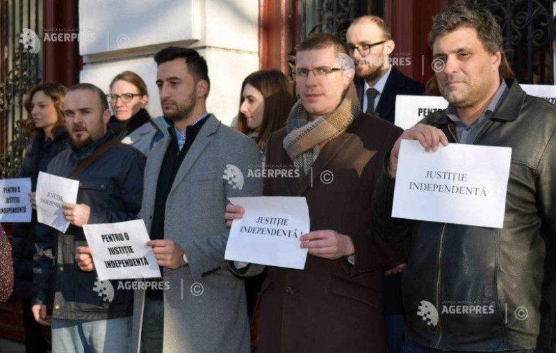 protest targu mures judecatori agerpres