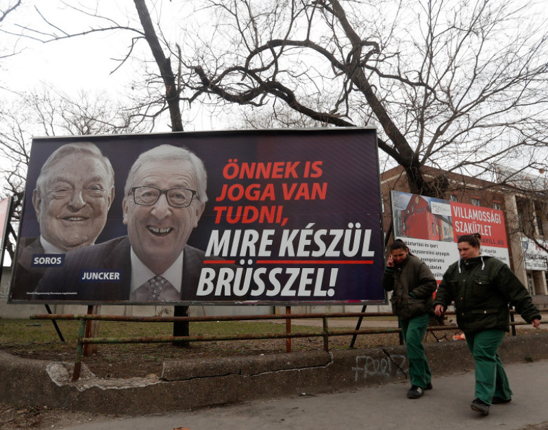 Hungary Launches Media Campaign Targeting EU And Soros 2:110:12:Getty