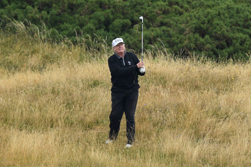 donald trump golf