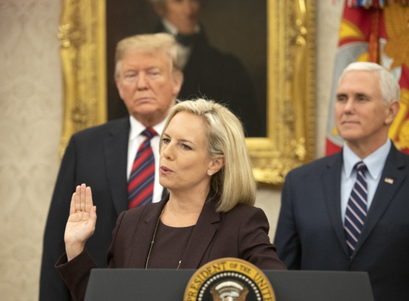 Trump Hosts a Naturalization Ceremony