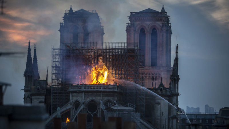 Fire Breaks Out At Iconic Notre-Dame Cathedral In Paris
