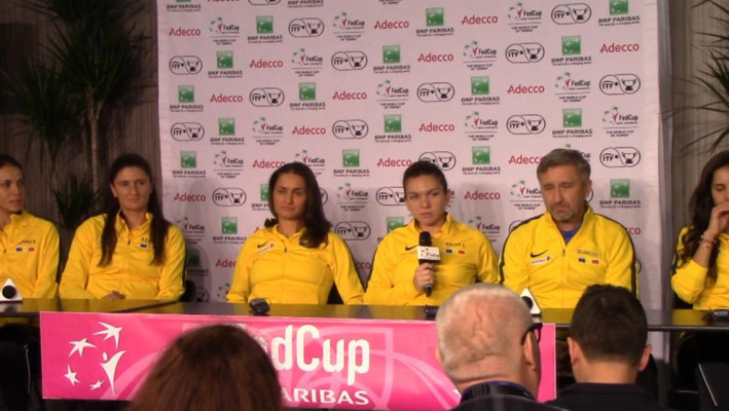 simona halep romania franta fed cup 2019
