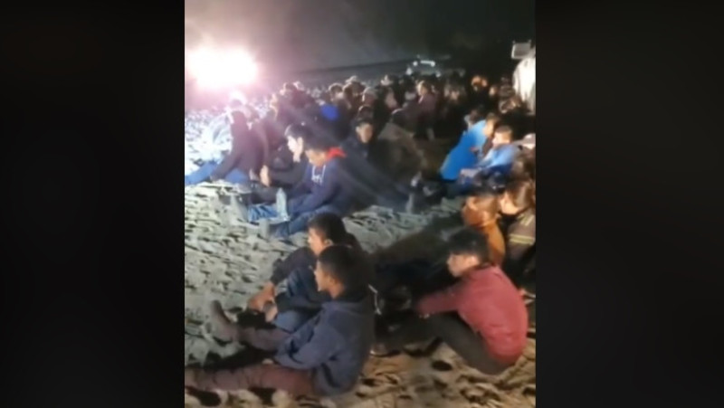 imigranti sua captura video